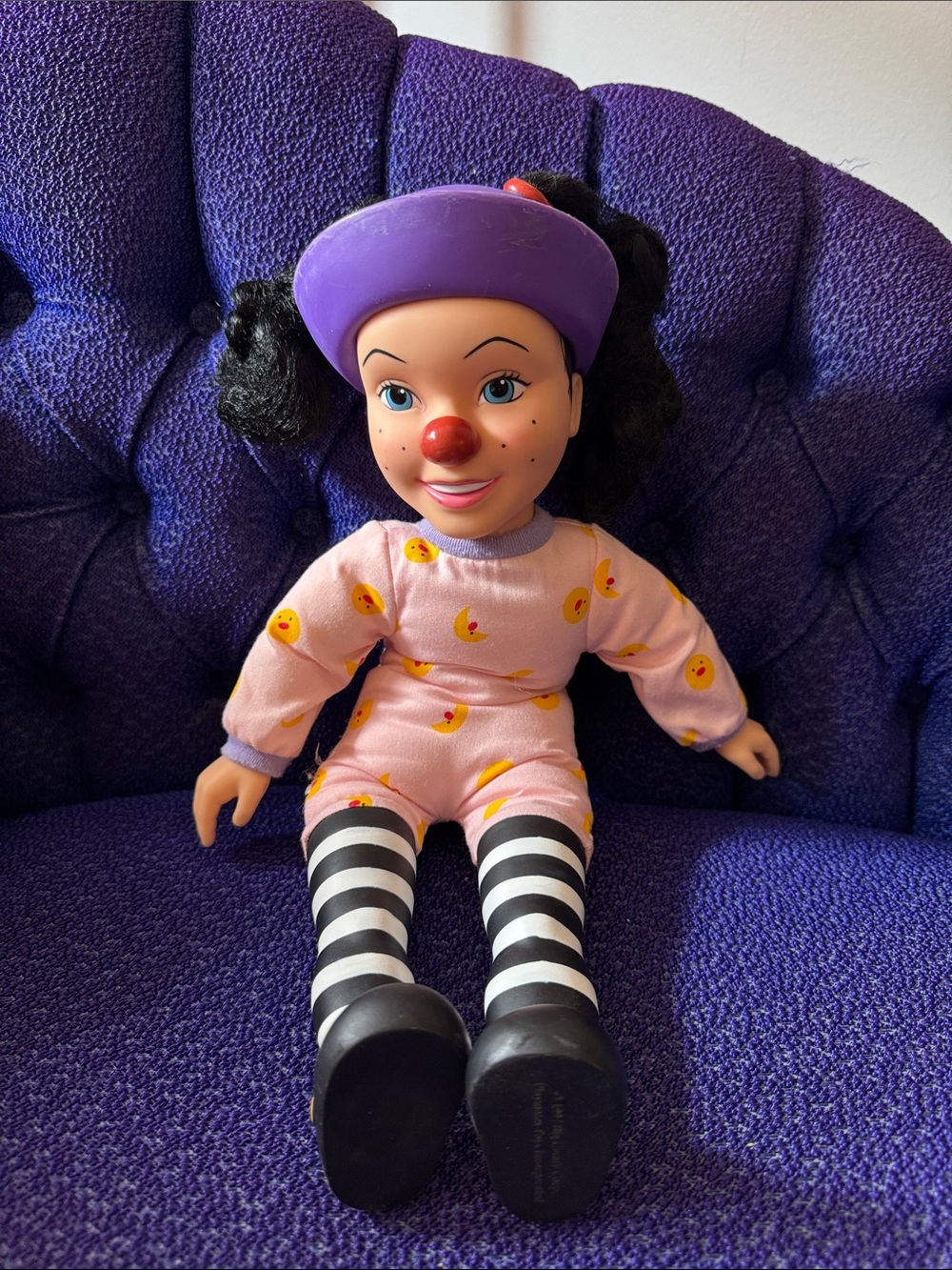 Playmates Toys Big Comfy Couch 1987 Loonette Clown Doll